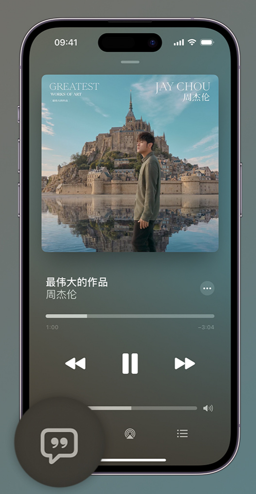 赤坎iphone维修分享如何在iPhone上使用Apple Music全新唱歌功能 