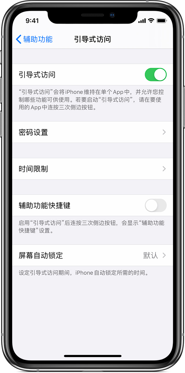 赤坎苹果手机维修分享如何在 iPhone 上退出引导式访问 