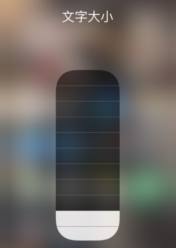 赤坎苹果手机维修分享小技巧：在 iPhone 控制中心快速调节字体大小 