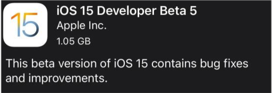 赤坎苹果手机维修分享如何升级到iOS15.0 beta5 
