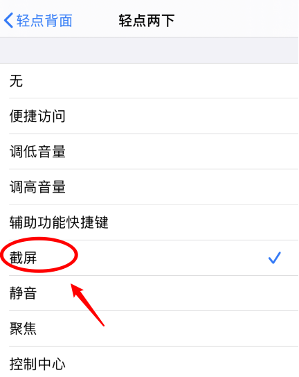 赤坎苹果手机维修分享iPhone12如何启用双击截屏 